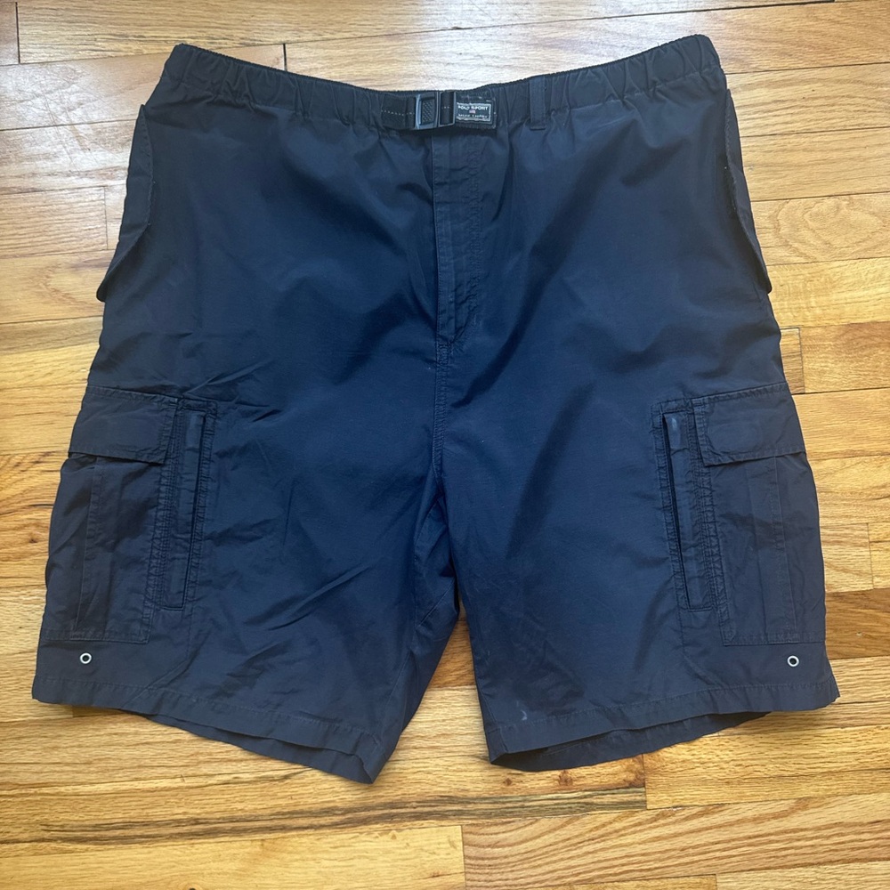 Vintage Men’s Ralph Lauren Black Cargo Shorts